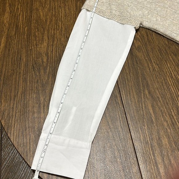 Rachel Zoe Layered Sweater Vest Blouse Women's White & Tan, Size Large - Picture 10 of 14